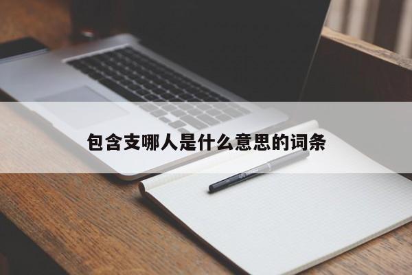 包含支哪人是什么意思的词条